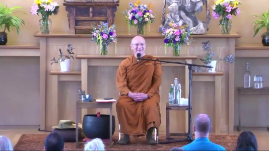 Ajahn Pasanno at Spirit Rock Meditation Center